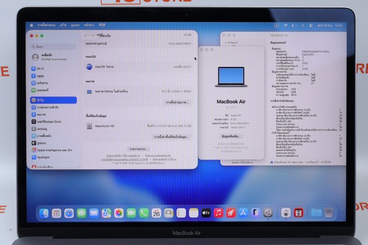 MacBook Air M1 13" 8.256GB  รูปที่ 2