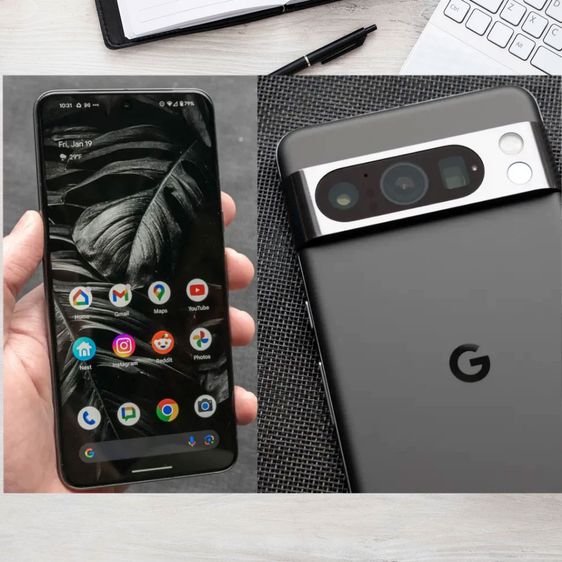 สมาร์ทโฟน Google Pixel 8 Pro 5G หน้าจอ 6.7 นิ้ว ใช้งาน รองรับ eSIM โทรศัพท์มือถือมือสอง ปลดล็อค