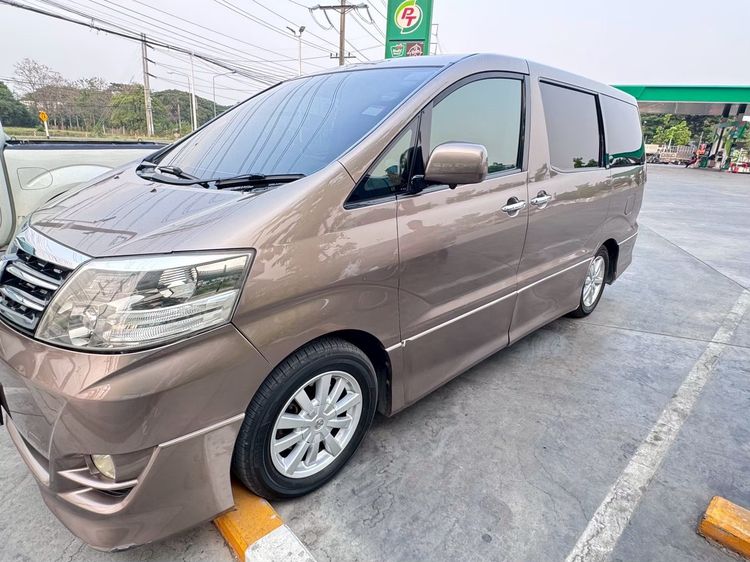 รถ Toyota Alphard 3.0 V6 สี น้ำตาล