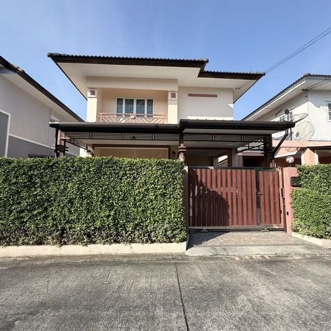 บ้านแฝดสไตล์บ้านเดี่ยว รีโนเวทใหม่ทั้งหลัง หมู่บ้าน บุรีรมย์ รามอินทรา–ซาฟารี (เลียบคลองสอง 23)