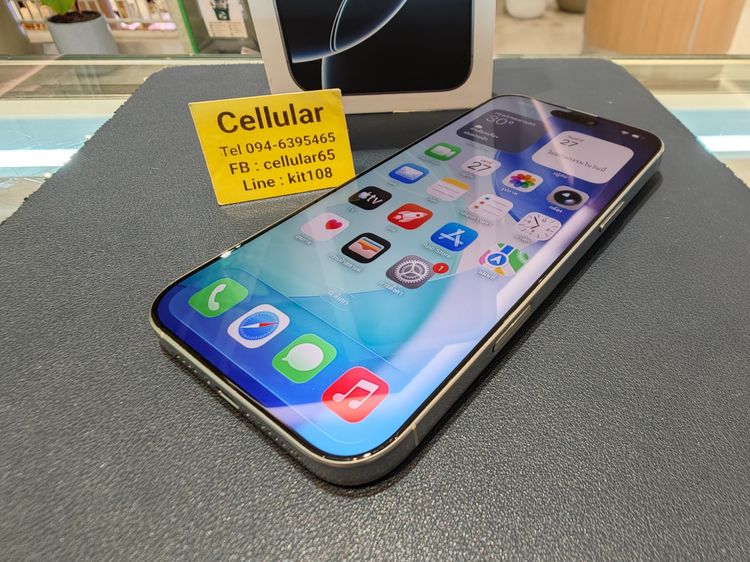iPhone 16 Pro Max 256GB มีประกันศูนย์ไทย Batt98 สภาพสวยมาก รับผ่อนบัตร รูปที่ 9