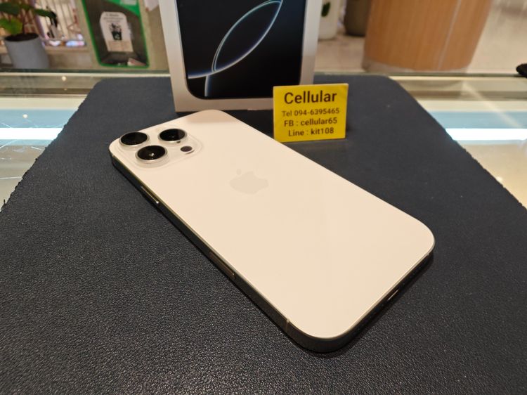 iPhone 16 Pro Max 256GB มีประกันศูนย์ไทย Batt98 สภาพสวยมาก รับผ่อนบัตร รูปที่ 6
