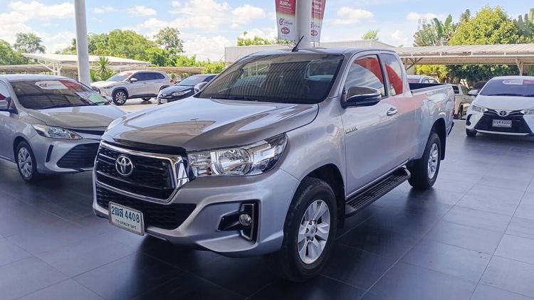 Toyota Hilux Revo 2019 2.4 E Pickup ดีเซล ไม่ติดแก๊ส เกียร์อัตโนมัติ เทา รูปที่ 2