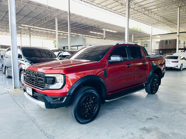 รถ Ford Ranger 2.0 Bi-Turbo Hi-Rider Wildtrak สี แดง