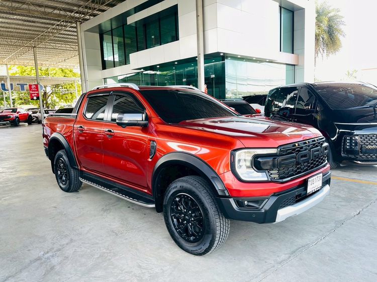Ford Ranger 2024 2.0 Bi-Turbo Hi-Rider Wildtrak Pickup ดีเซล ไม่ติดแก๊ส เกียร์อัตโนมัติ แดง รูปที่ 2