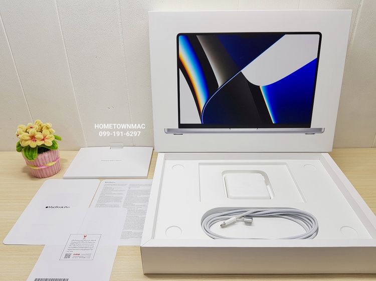 MacbookPro (Retina14-inch, 2021) M1 Pro 8-Core CPU 14-Core GPU SSD 512Gb Ram 16Gb Liquid Retina XDR สี Silver สวย ครบกล่อง รูปที่ 2