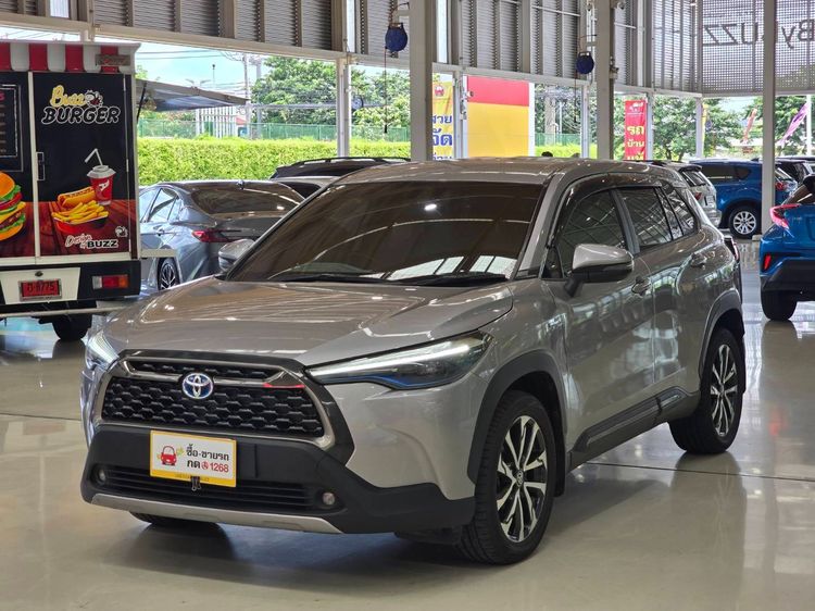 รถ Toyota Corolla Cross 1.8 HEV Premium สี เทา