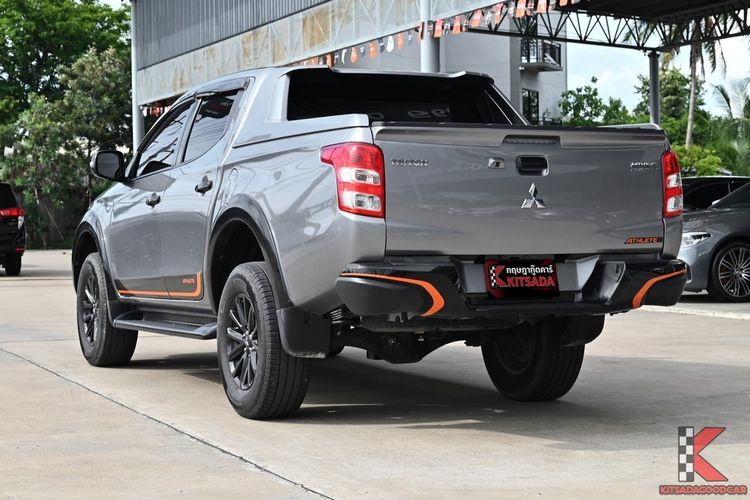 Mitsubishi Triton 2018 2.4 Plus Athlete Pickup ดีเซล ไม่ติดแก๊ส เกียร์อัตโนมัติ เทา รูปที่ 3