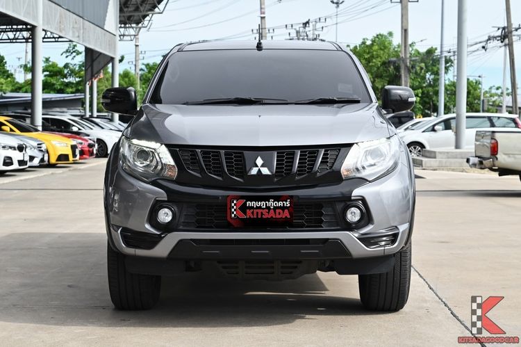 Mitsubishi Triton 2018 2.4 Plus Athlete Pickup ดีเซล ไม่ติดแก๊ส เกียร์อัตโนมัติ เทา รูปที่ 2