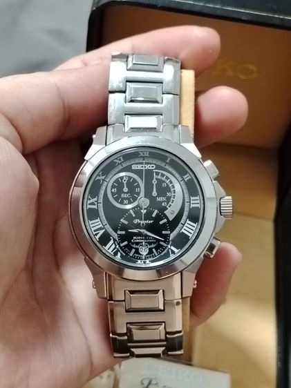 Seiko premier-kinetic-chronograph-รุ่น-snl041p1 รูปที่ 5
