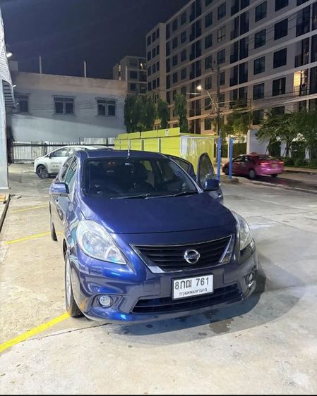 รถ Nissan Almera 1.2 VL สี น้ำเงิน