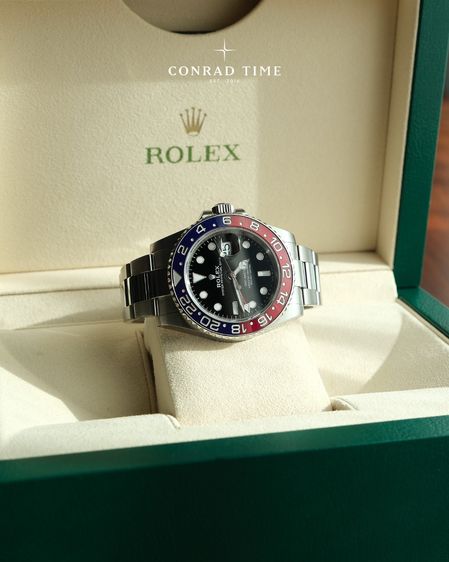 Rolex GMT-Master II 126710BLRO Pepsi Black Dial Oyster Steel 2023 40mm. Fullset 