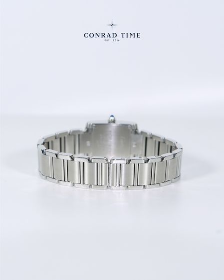 Cartier Tank Francaise 3217 Small Silver Diamond Dial Stainless steel 2015 20x25mm. Fullset  รูปที่ 9