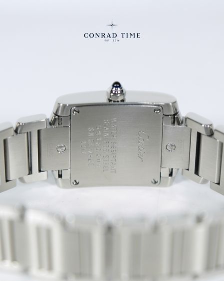 Cartier Tank Francaise 3217 Small Silver Diamond Dial Stainless steel 2015 20x25mm. Fullset  รูปที่ 10