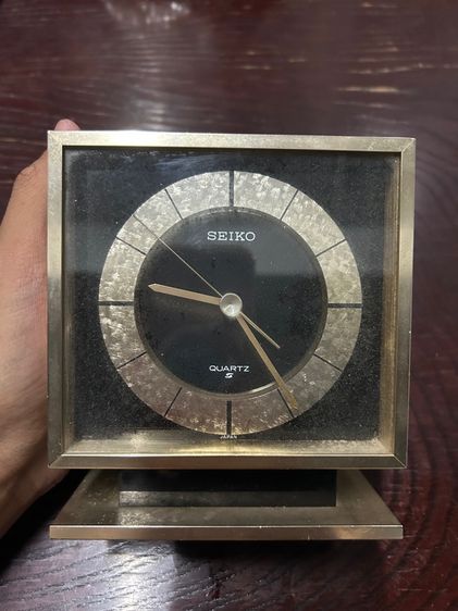โลหะ นาฬิกาวินเทจตั้งโต๊ะ seiko