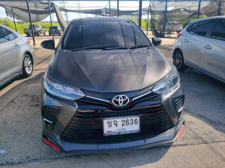Toyota Yaris ATIV 2022 1.2 Sport Sedan เบนซิน ไม่ติดแก๊ส เกียร์อัตโนมัติ เทา