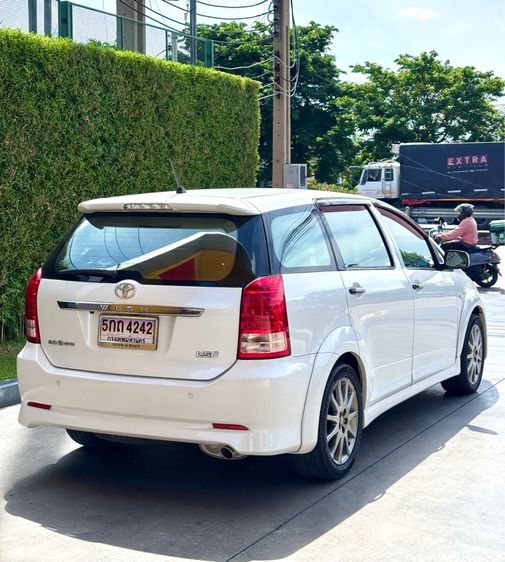 Toyota Wish 2008 2.0 Q Sport Touring II Utility-car เบนซิน ไม่ติดแก๊ส เกียร์อัตโนมัติ ขาว รูปที่ 2