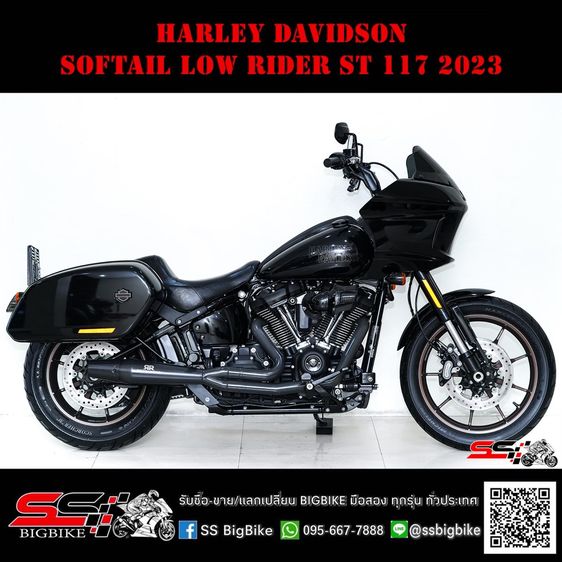 HARLEY DAVIDSON SOFTAIL LOW RIDER ST 117 Vivid Black ปี2023 มือเดียว รถสวยมาก ฟรีดาวน์ ออกรถไม่ต้องใช้เงิน ราคาเร้าใจ