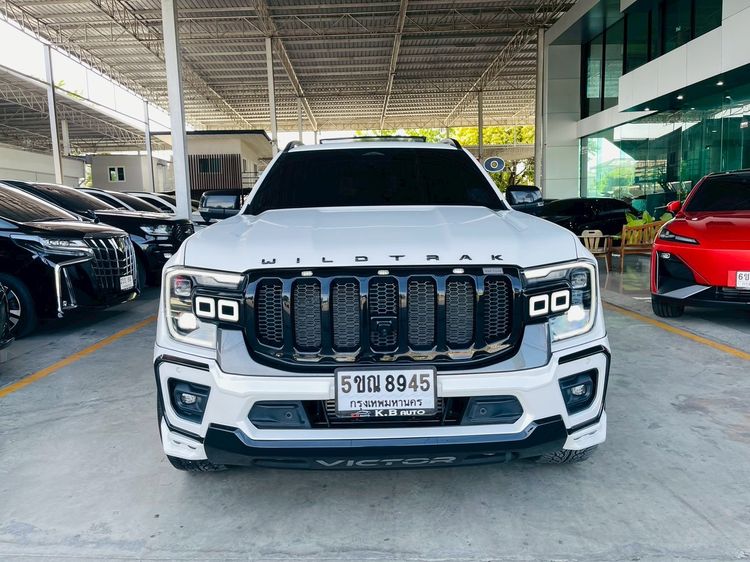 Ford Everest 2024 2.0 Bi-Turbo Wildtrak 4WD Utility-car ดีเซล ไม่ติดแก๊ส เกียร์อัตโนมัติ ขาว รูปที่ 2