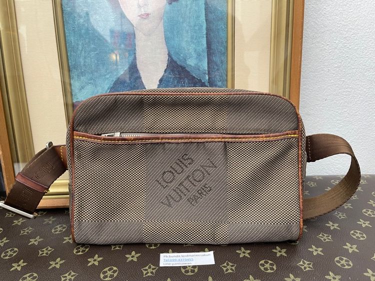 ไม่ระบุ น้ำตาล โพลีเอสเตอร์ louis vuitton damier geant acrobat crossbody ปี2002 สภาพสวย 3,500 บาท