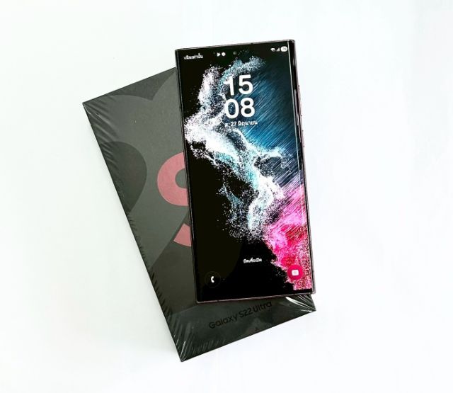 S22 Ultra สีBurgundy 
12 256gb รูปที่ 3