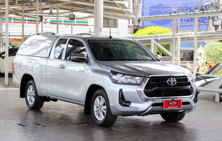 Toyota Hilux Revo 2021 Smart Cab 2.4 Entry Z Edition Pickup เบนซิน ไม่ติดแก๊ส เกียร์อัตโนมัติ เทา รูปที่ 3