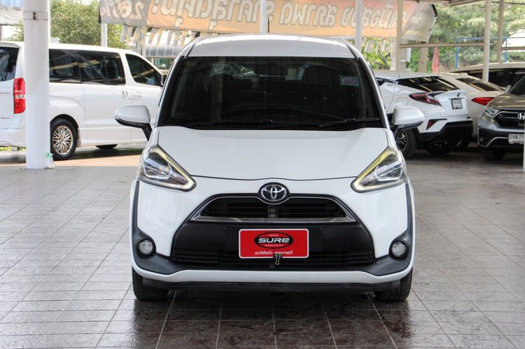 Toyota Sienta 2019 1.5 V Utility-car เบนซิน ไม่ติดแก๊ส เกียร์อัตโนมัติ ขาว รูปที่ 2