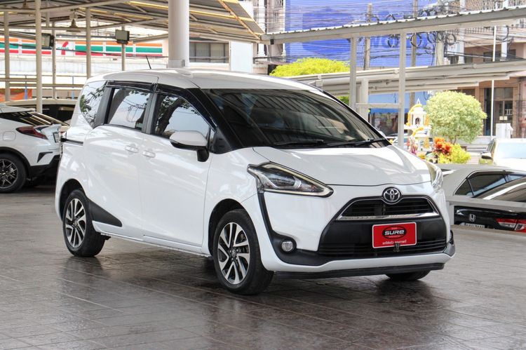 Toyota Sienta 2019 1.5 V Utility-car เบนซิน ไม่ติดแก๊ส เกียร์อัตโนมัติ ขาว รูปที่ 3