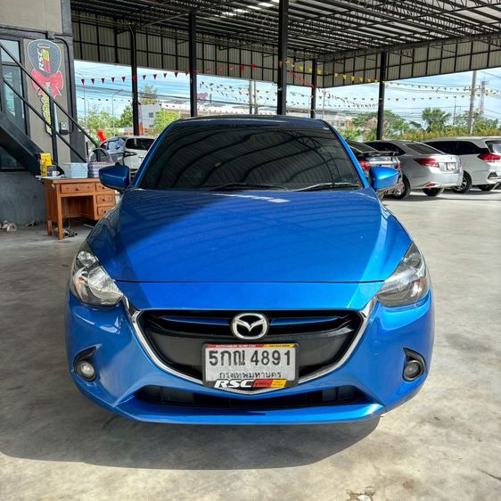 Mazda Mazda 2 2016 1.3 Sports High Connect Sedan เบนซิน ไม่ติดแก๊ส เกียร์อัตโนมัติ น้ำเงิน รูปที่ 4