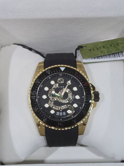📌แท้ Gucci Dive Watch(Kingsnake) 

