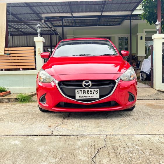 Mazda Mazda 2 2015 1.5 Skyactiv-D Sedan ดีเซล ไม่ติดแก๊ส เกียร์อัตโนมัติ แดง