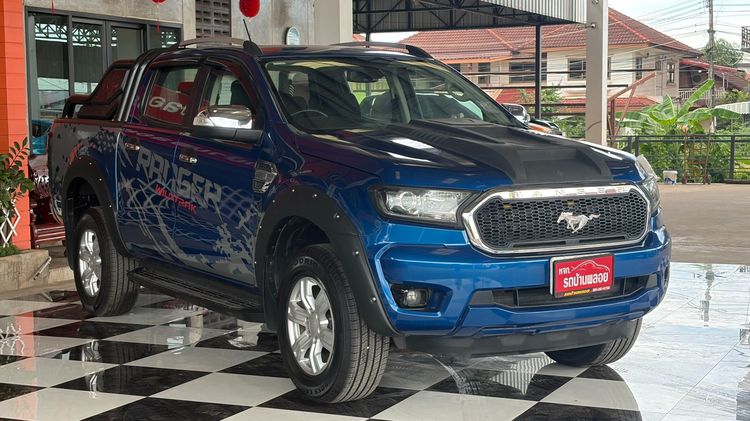 Ford Ranger 2020 2.2 Hi-Rider XLT Pickup ดีเซล ไม่ติดแก๊ส เกียร์ธรรมดา น้ำเงิน รูปที่ 3