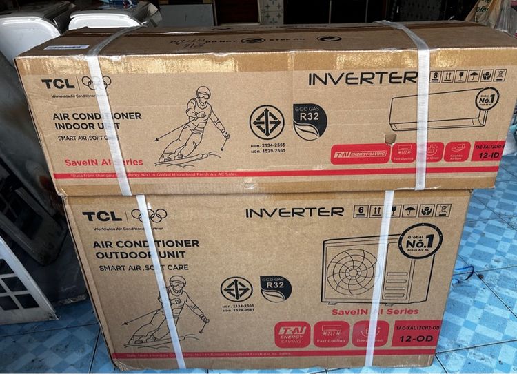 แอร์ติดผนัง เป็นระบบอินเวอร์เตอร์ TCL 12000btu inverter รุ่นTAC-XAL12CH2-OD 