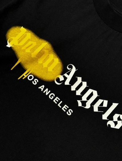 PALM ANGELS Spray City Los Angeles dripping logo T-shirt รูปที่ 3
