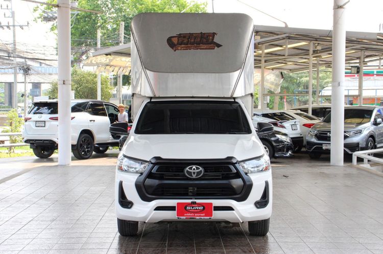 Toyota Hilux Revo 2021 2.4 Entry Pickup ดีเซล ไม่ติดแก๊ส เกียร์อัตโนมัติ ขาว รูปที่ 2