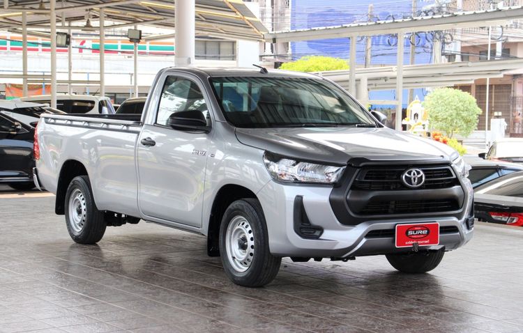 Toyota Hilux Revo 2020 2.4 Entry Pickup ดีเซล ไม่ติดแก๊ส เกียร์ธรรมดา เทา รูปที่ 3