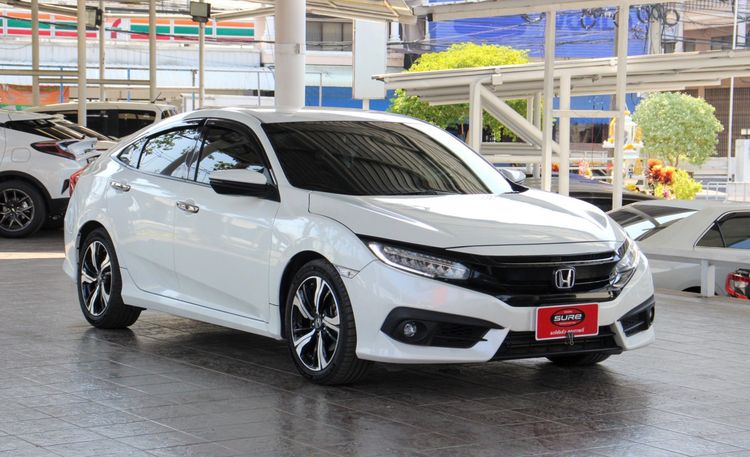 Honda Civic 2018 1.5 RS Sedan เบนซิน ไม่ติดแก๊ส เกียร์อัตโนมัติ ขาว รูปที่ 3