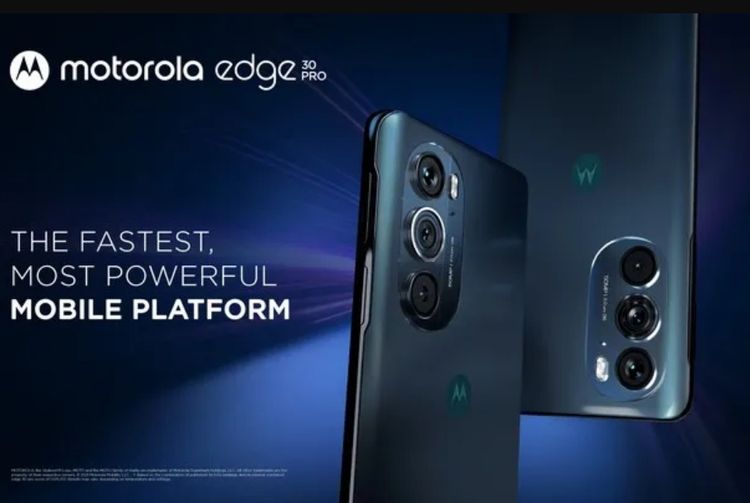 256 GB Motorola Edge 30 Pro (12 256GB) สเปคเรือธง Snap 8 Gen 1จอ OLED 144Hz  ครบกล่อง ติดฟิล์มญี่ปุ่น