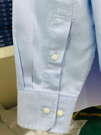 เสื้อเชิ้ตแขนยาว แบรนด์ Uniqlo (M) มือสอง รูปที่ 4