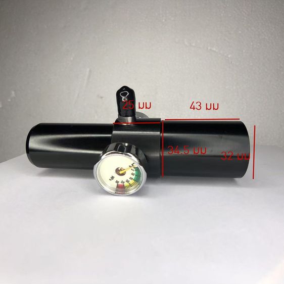 ตัวควบคุมแรงดันลม แบบความคุม 0-3000 psi ของ Superwell เกลียว M18 1.5 รูปที่ 5