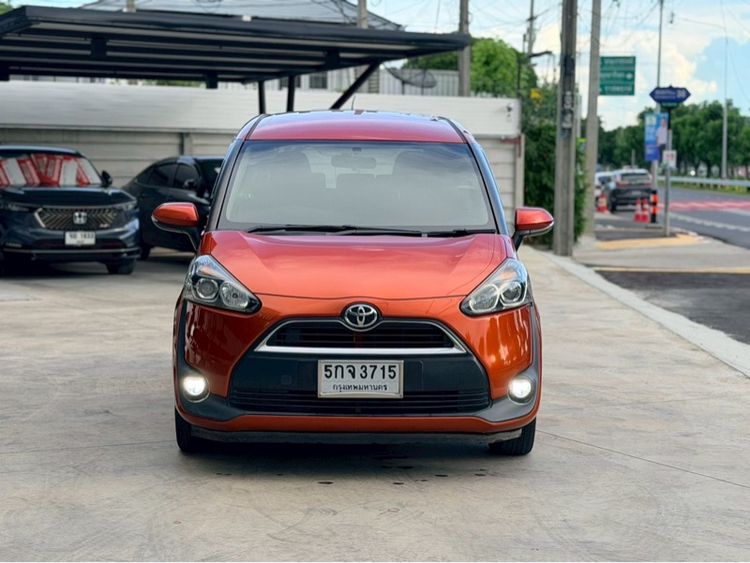 Toyota Sienta 2016 1.5 G Utility-car เบนซิน ไม่ติดแก๊ส เกียร์อัตโนมัติ ส้ม รูปที่ 3