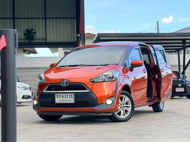 Toyota Sienta 2016 1.5 G Utility-car เบนซิน ไม่ติดแก๊ส เกียร์อัตโนมัติ ส้ม รูปที่ 2
