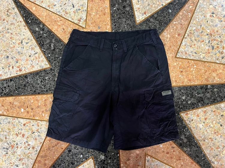 ดำ กางเกงขาสั้น 📌WRANGLER -Cargoขาสั้นแท้💯 เอว33-34