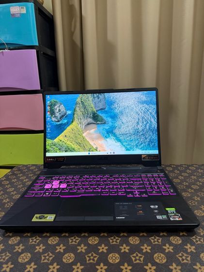 Notebook Asus TUF Gaming A15 FA506QM-HN077T การ์ดจอ RTX3060 สภาพสวยๆ  เล่นเกม ทำงาน  ลื่นมากก สอบถามได้คัฟ รูปที่ 8