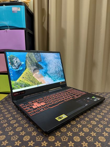 Notebook Asus TUF Gaming A15 FA506QM-HN077T การ์ดจอ RTX3060 สภาพสวยๆ  เล่นเกม ทำงาน  ลื่นมากก สอบถามได้คัฟ รูปที่ 6