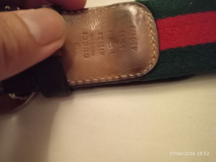 Gucci Interlocking GG Belt (สภาพ 85 เปอร๋์เซนต์) รูปที่ 5
