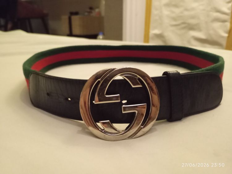 Gucci Interlocking GG Belt (สภาพ 85 เปอร๋์เซนต์)