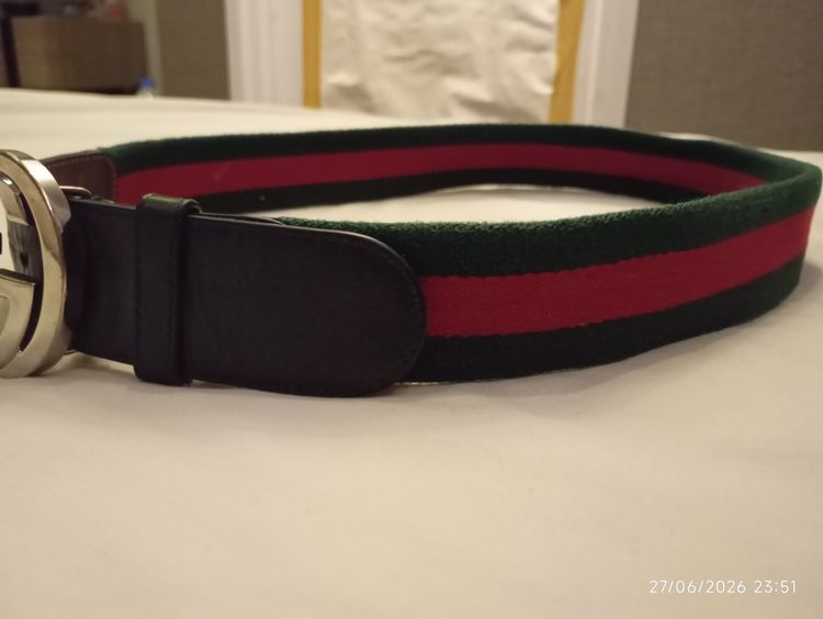 Gucci Interlocking GG Belt (สภาพ 85 เปอร๋์เซนต์) รูปที่ 4