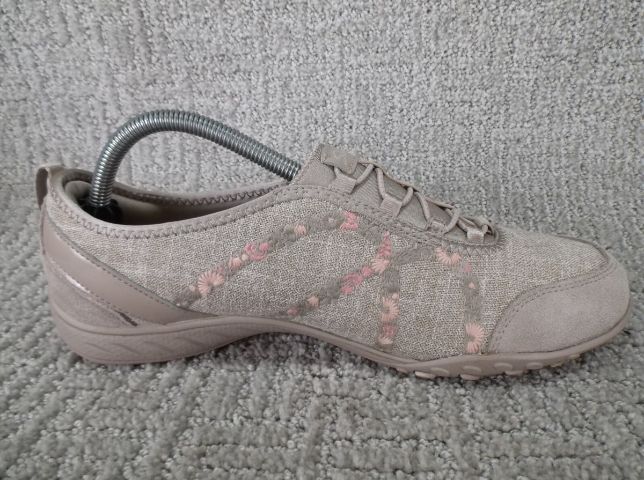รองเท้าผ้าใบ น้ำตาล ผ้า UK 6.5 | EU 40 | US 8 SKECHERS FLEX Relaxed Fit Breathe-Easy Garden