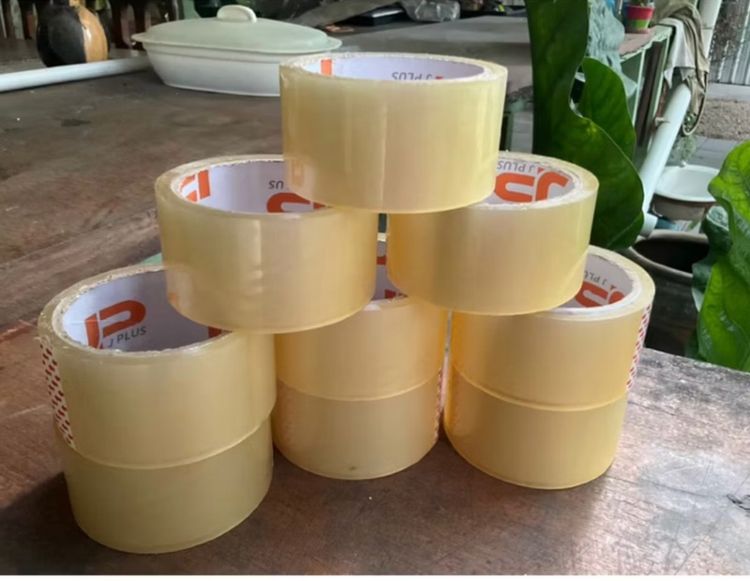 เทปใส เทปปิดกล่อง 2 นิ้ว ยาว 45 หลา J PLUS TAPE (1 ม้วน ) 45 ไมครอน รูปที่ 2